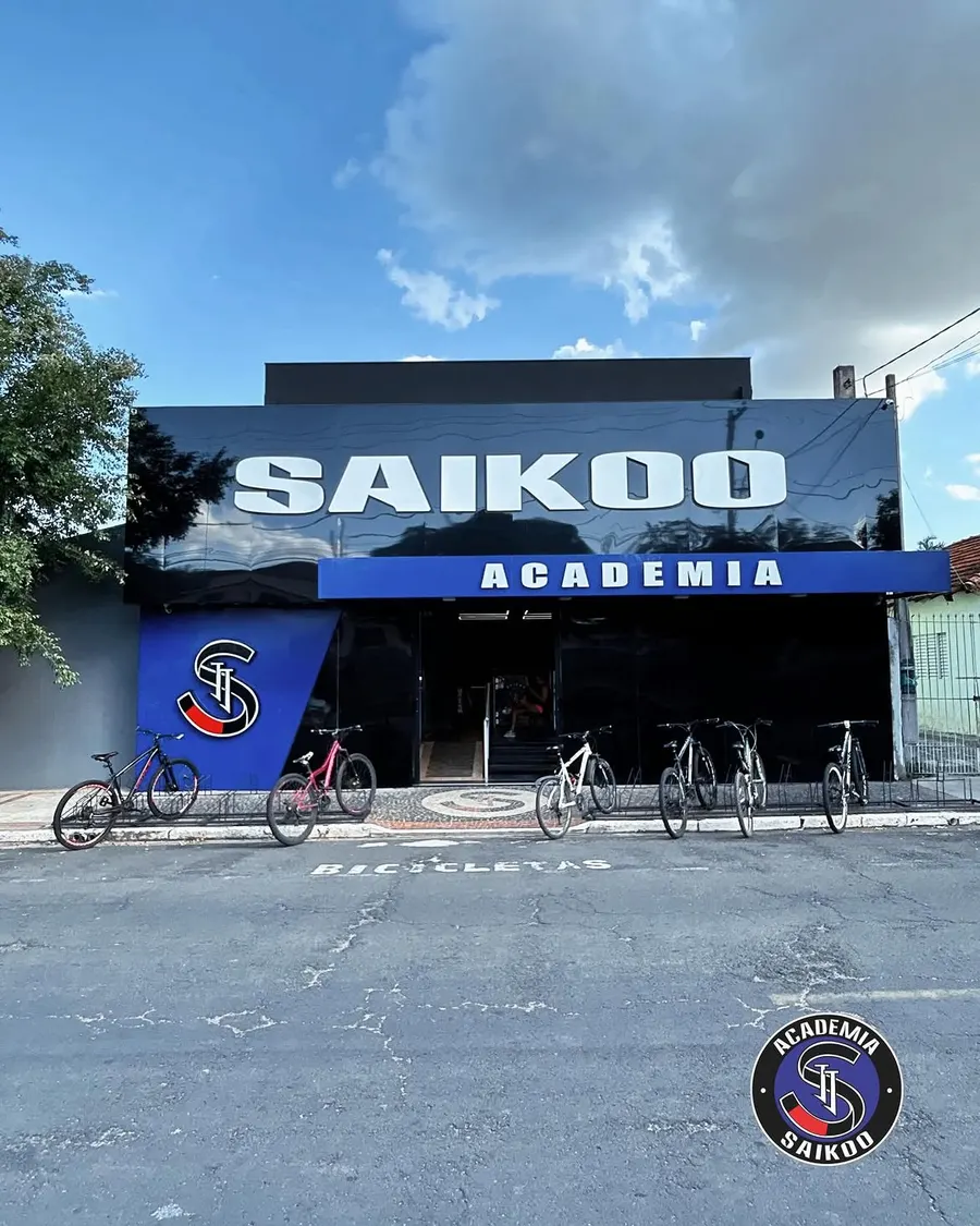Fachada da Saikoo Academia na Av. Antonio Veronese em Penápolis SP